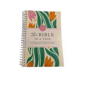 Bible In A Year Journal Spiral Book. New.